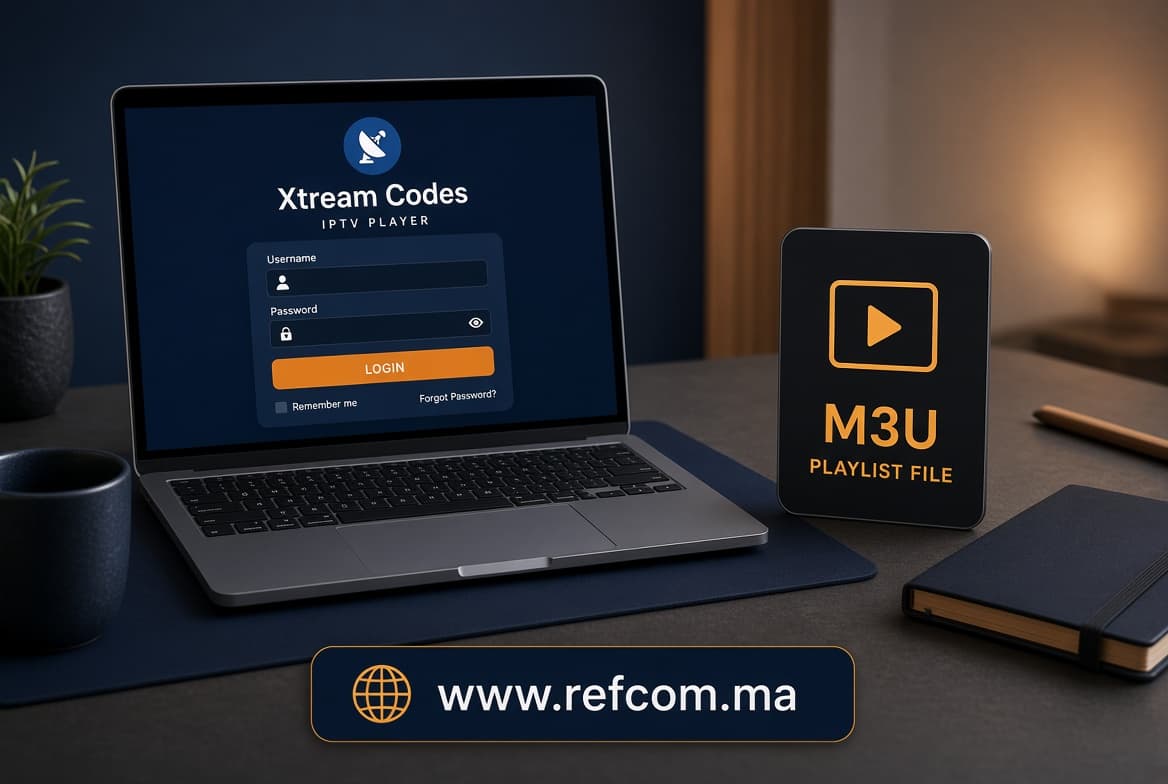 Connexion Xtream Codes à côté d’un fichier playlist M3U